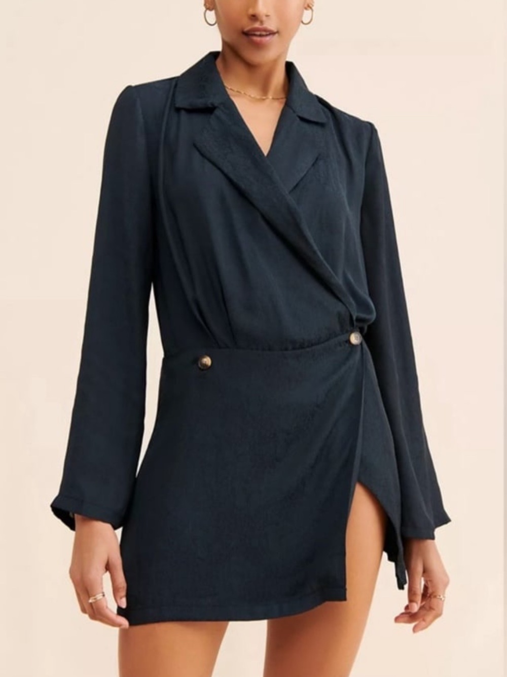 NWT Free People Black Dress S Simone